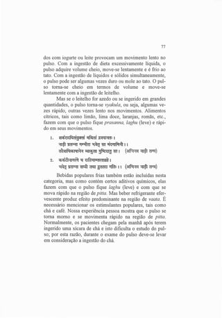 Exame do Pulso em Ayuvérdica