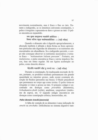 Exame do Pulso em Ayuvérdica