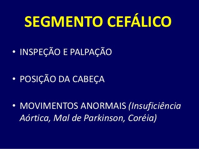 Exame da cabeca