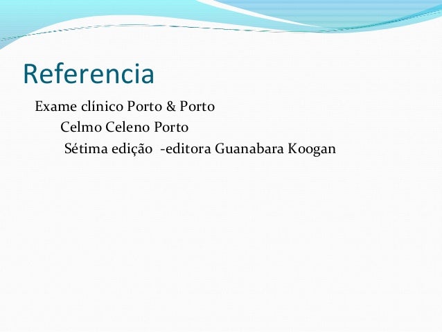Porto exame clinico