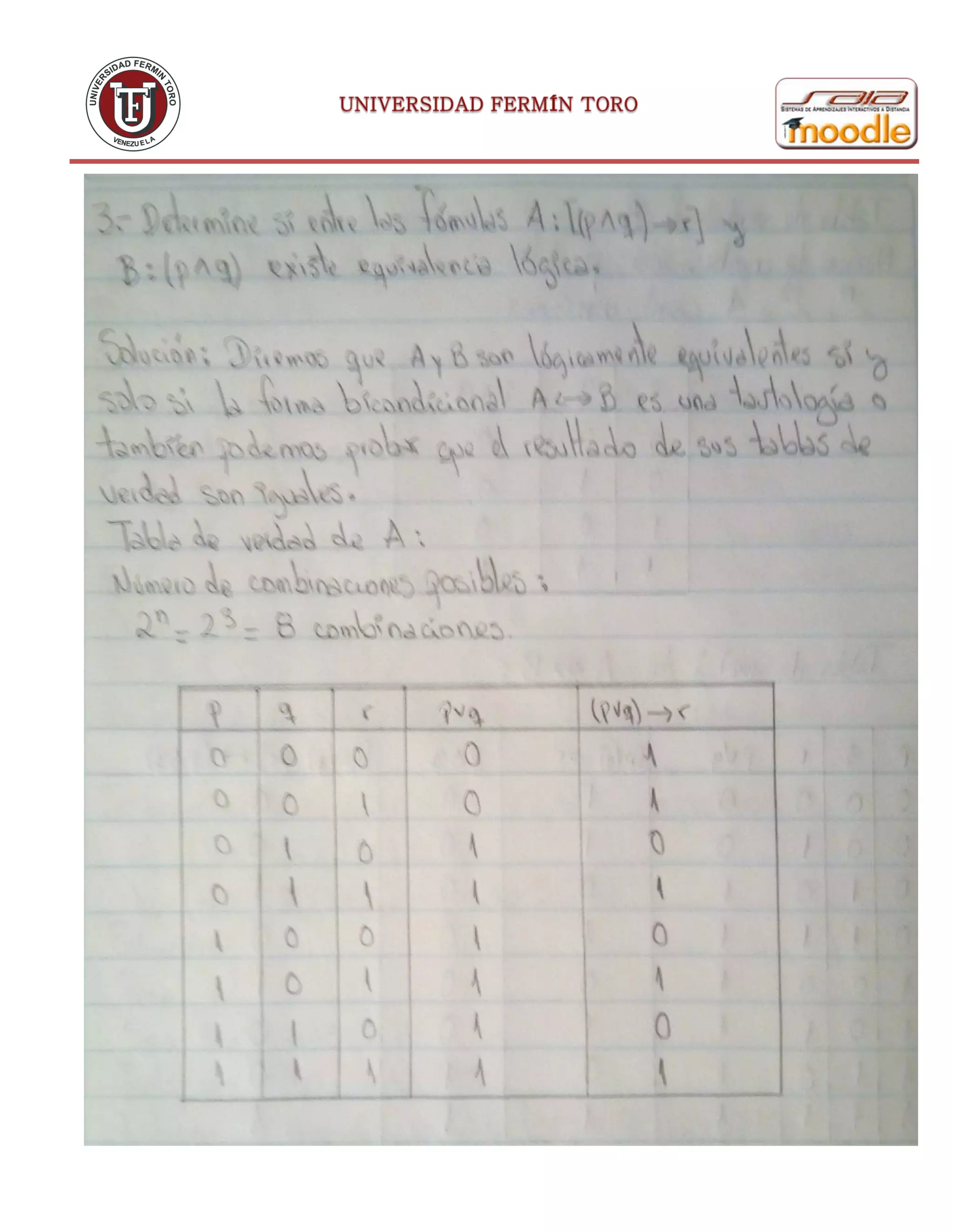 Examen 1 - Estructuras Discretas I.