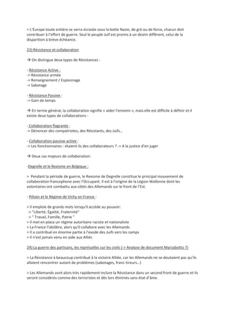 Examen D\'Histoire 2009