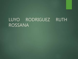 LUYO RODRIGUEZ RUTH
ROSSANA
 