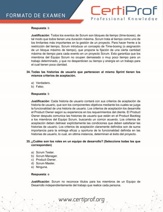 SCRUM MASTER PROFESSIONAL CERTIFICATE (SMPC) MOCK EXAM Examen de ...