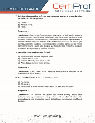 SCRUM MASTER PROFESSIONAL CERTIFICATE (SMPC) MOCK EXAM Examen de ...
