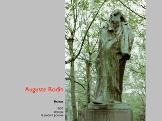 Auguste Rodin
              Balzac

                1898
              Bronze
     9 pieds 2 pouces
 