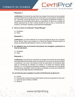 SCRUM MASTER PROFESSIONAL CERTIFICATE (SMPC) MOCK EXAM Examen de ...