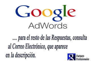 Adwords Examen 3 Venta de Respuestas