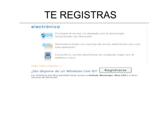 TE REGISTRAS