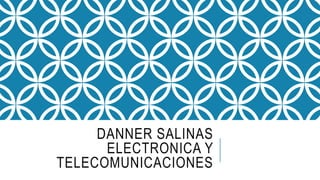 DANNER SALINAS
ELECTRONICA Y
TELECOMUNICACIONES
 