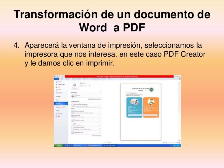 Cambiar De Word A Pdf