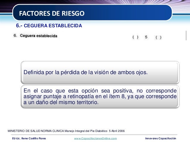 Examen clinico del pie diabetico 2011 Examen clinico del pie diabetico 2011