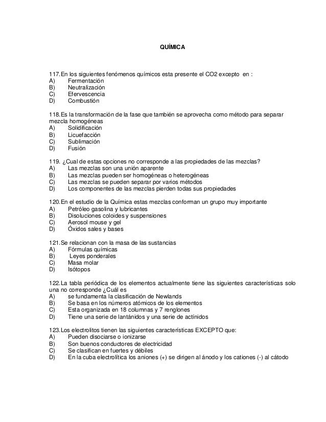 preguntas capciosas sobre quimica examen comipems preguntas capciosas sobre quimica examen comipems