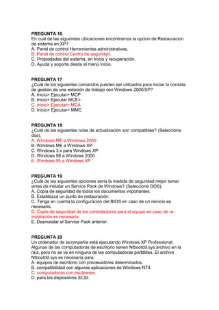 Examen comptia 50   respuestsas