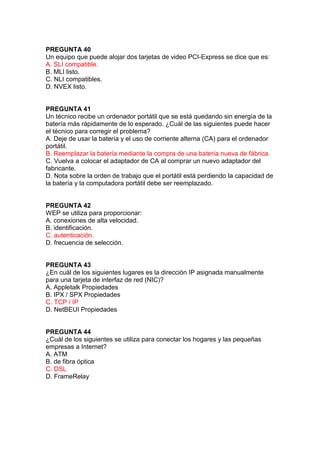 Examen comptia 50   respuestsas
