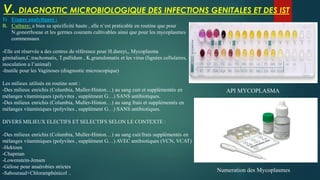 V. DIAGNOSTIC MICROBIOLOGIQUE DES INFECTIONS GENITALES ET DES IST
2) Etapes analytiques :
C. BIOLOGIE MOLECULRAIRE: S’impo...