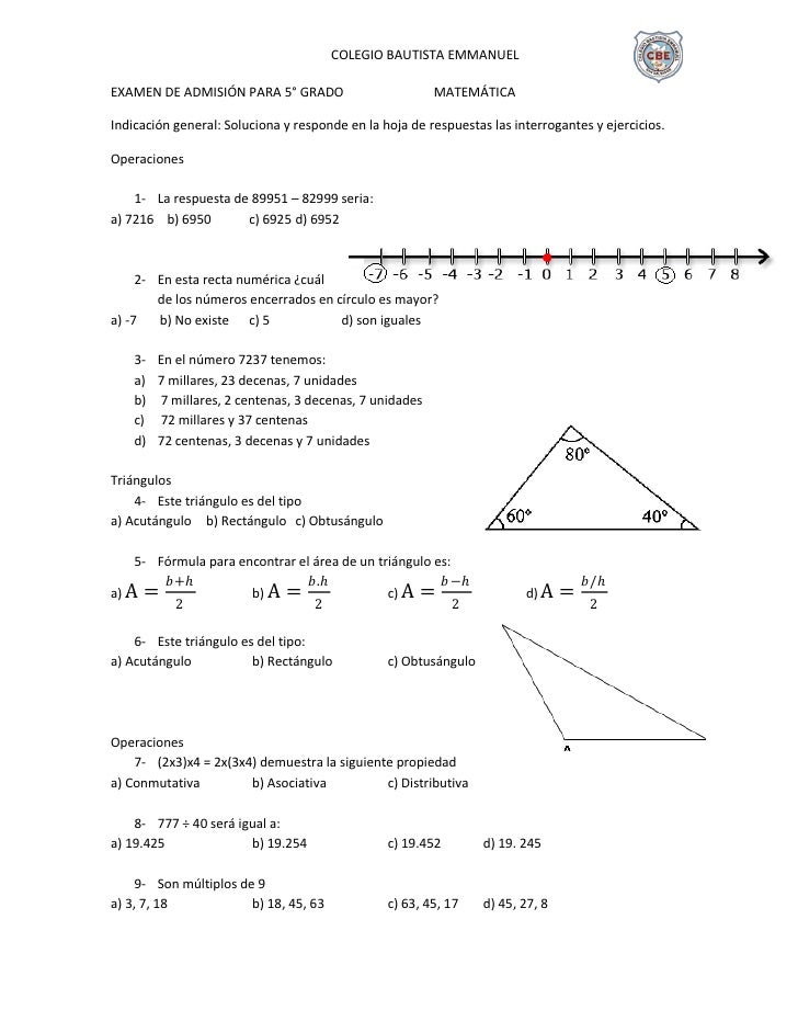 preguntas de matematicas en examen de admision examen de admision quinto matem 225 tica preguntas de matematicas en examen de admision examen de admision quinto matem 225 tica