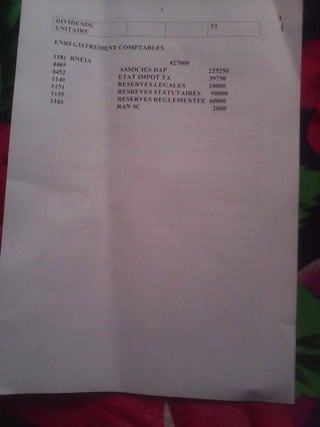 Examen de comptabilité de société +correction s4 