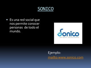 REDES SOCIALESHemos estudiado y conocido muchas redes sociales entre las más importantes tenemos:Facebook