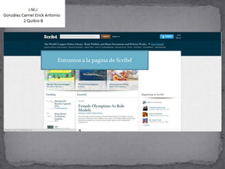 Entramos a la pagina de Scribd
 