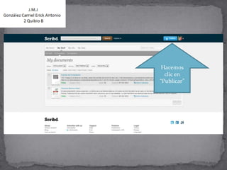 Hacemos
  clic en
“Publicar”
 