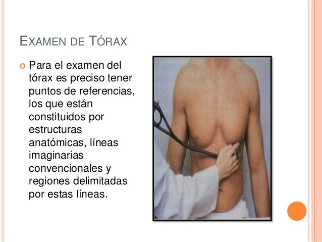 Examen de físico torax