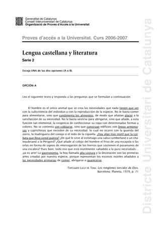 Examen de llengua castellana juny 2007    selecat