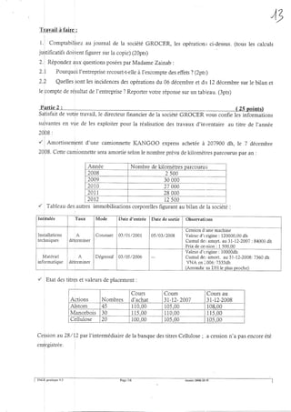 Examen de passage 2009 v3