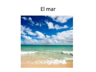 El mar
 