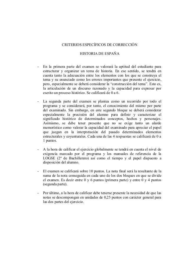 Preguntas Cortas Historia De España Selectividad Andalucia Opcion A