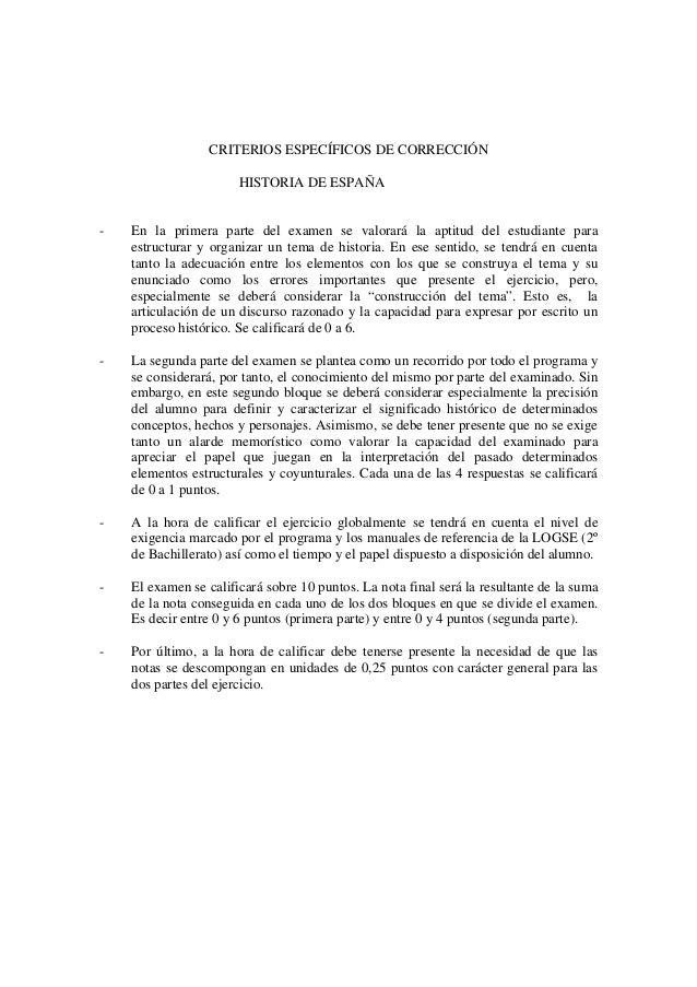 Preguntas Cortas Historia De España Selectividad Andalucia Opcion A
