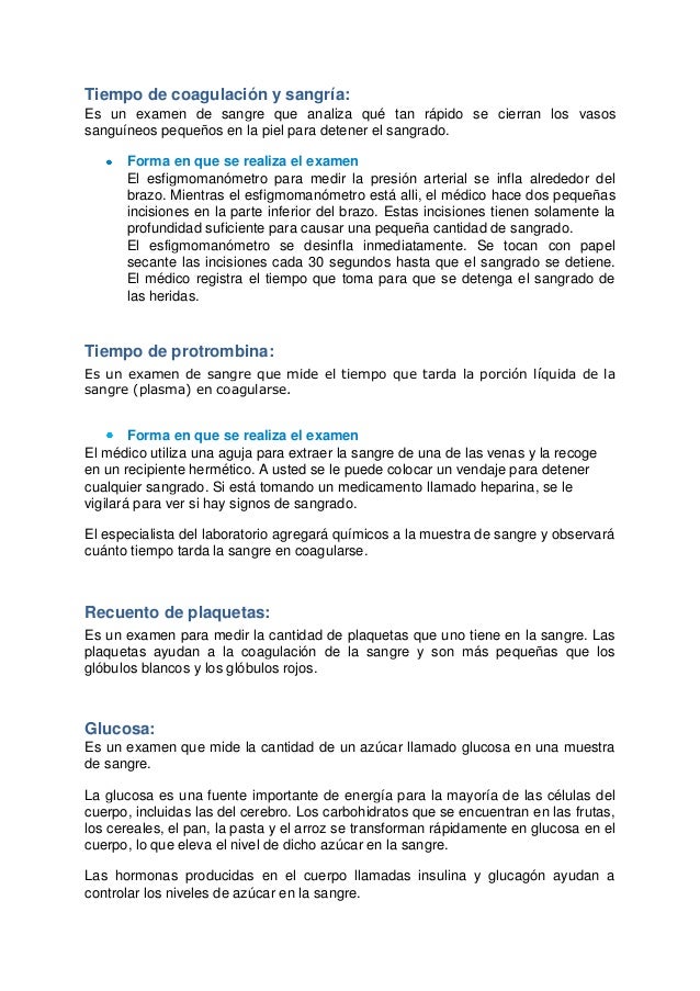 Examenes de rutina que se realizan antes de una cirugia Examenes de rutina que se realizan antes de una cirugia