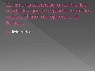    dividendos
 