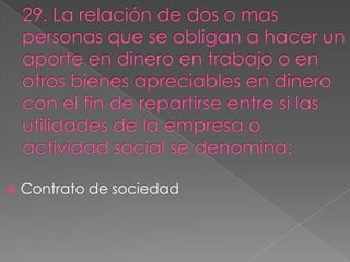    Contrato de sociedad
 