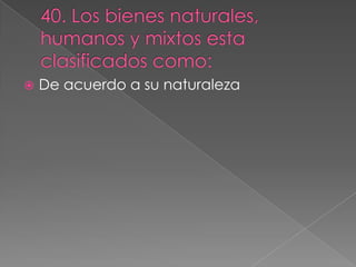    De acuerdo a su naturaleza
 