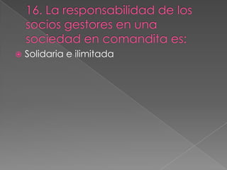    Solidaria e ilimitada
 