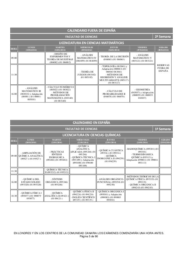 Examenes Uned Febrero 2014 calendario examenes antropologia uned