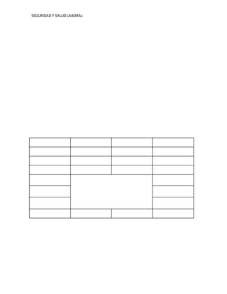 SEGURIDAD Y SALUD LABORAL
 