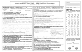 EXAMEN DE GEOGRAFIA CUARTO BIMESTRE | DOCX