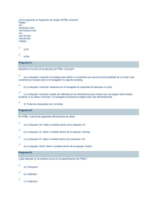 Examen html | PDF
