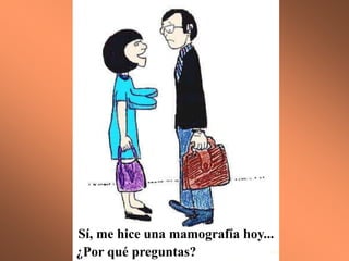 Sí, me hice una mamografía hoy...
¿Por qué preguntas?