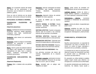 Examen mental semiología. PDF parte 1.1. | PDF
