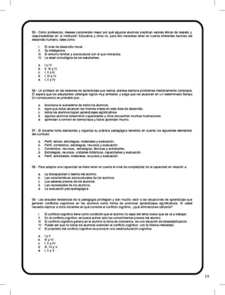 Examen nombramiento docente 2008 etp