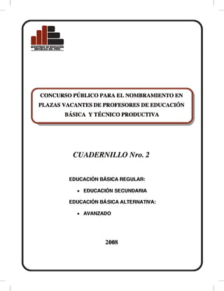 Examen Nombramiento 2008