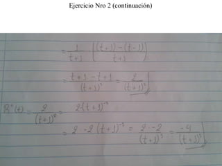 Ejercicio Nro 2 (continuación)