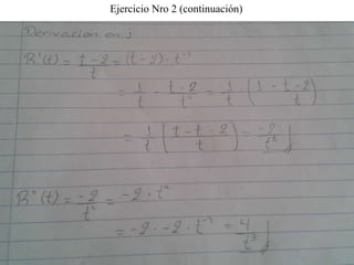 Ejercicio Nro 2 (continuación)