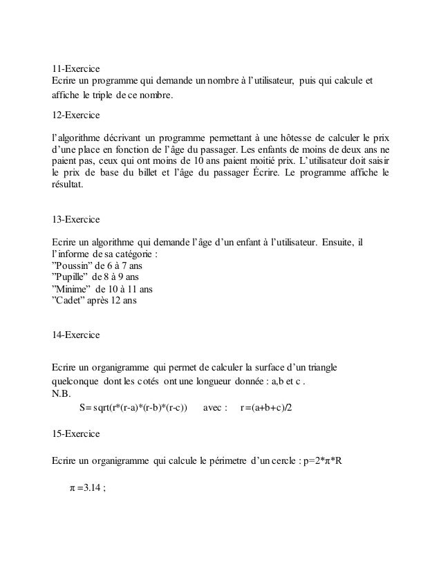 Examen Organigrame