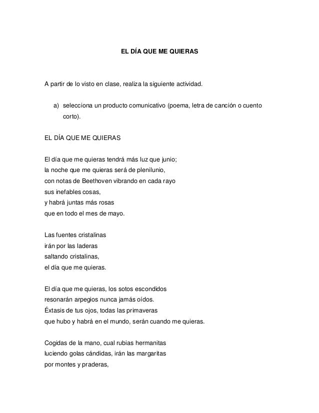 El día que me quieras El día que me quieras