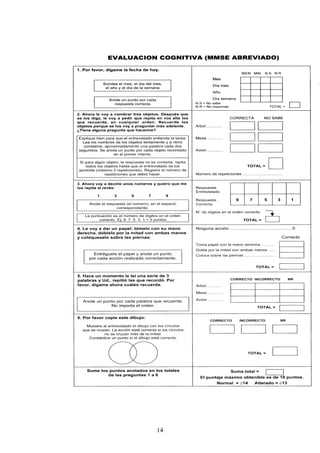 Examen preventivo adulto mayor | PDF
