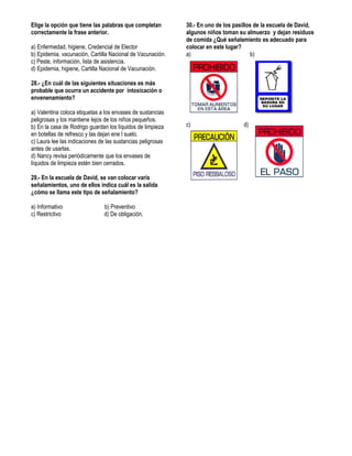Examen primer bimestre 4º